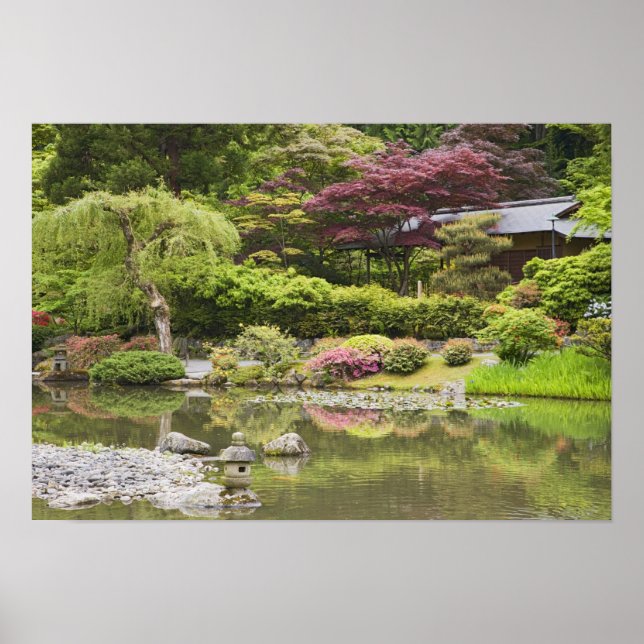 Affiches Fleurs en fleurs au Jardin Japonais, (Devant)