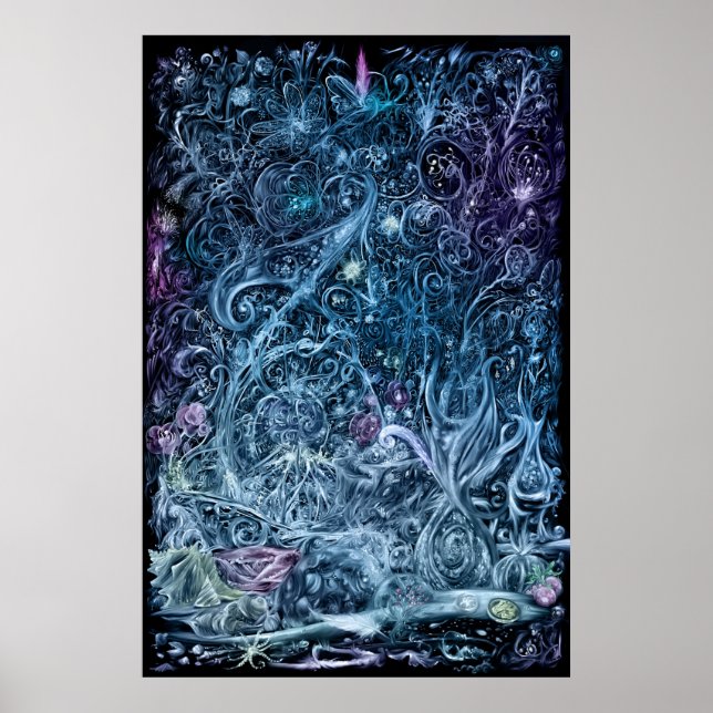 Affiches Fleurs incomplètes (Devant)