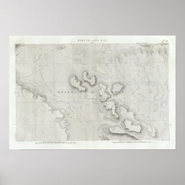 Affiches Fleuve Sans Eau, Égypte (Devant)