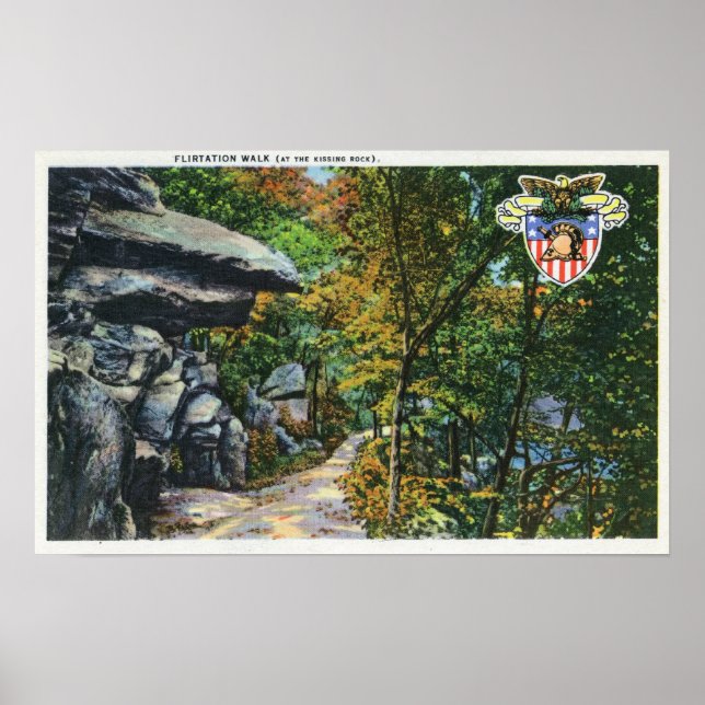 Affiches Flirt Walk Vue du Kissing Rock (Devant)