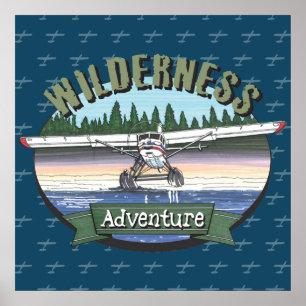 Affiches Floatplane Aviation Wilderness Adventure