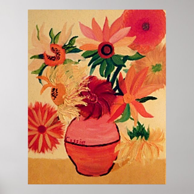Affiches Floral 06" (Devant)