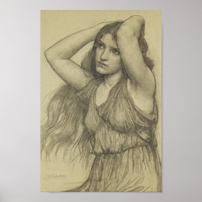 Affiches Flore aux cheveux longs (Devant)