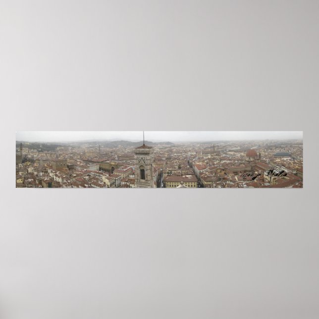 Affiches Florence Italie Panorama (Devant)