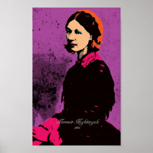 Affiches Florence Nightingale avec l'art de bruit