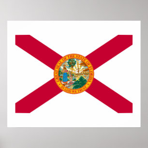 Affiches Florida State Flag Design