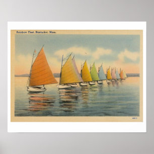 Affiches Flotte 2 d'arc-en-ciel de Nantucket