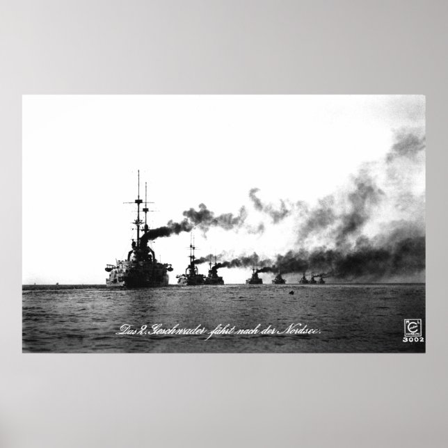 Affiches Flotte allemande de hautes mers (Devant)