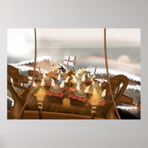 Affiches Flotte Viking Invasion
