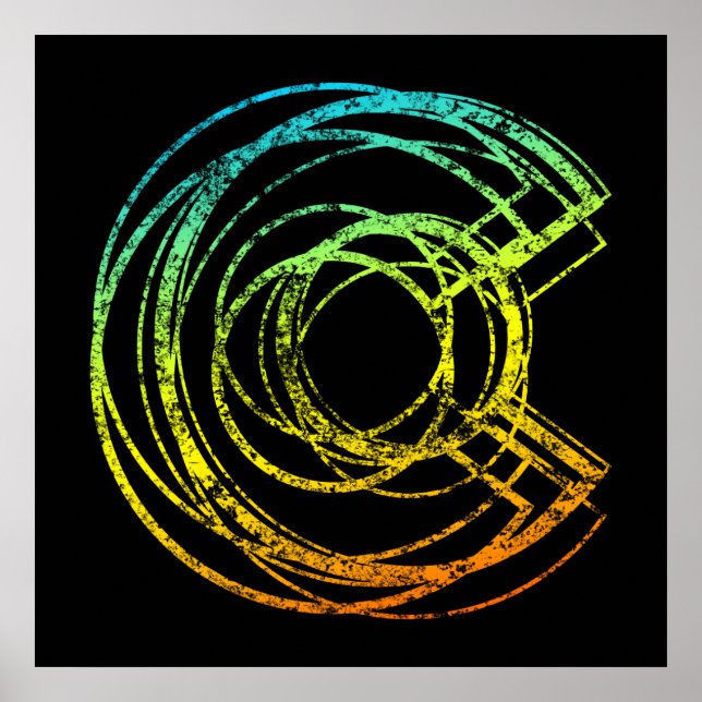 Affiches flou colorado chill (Devant)