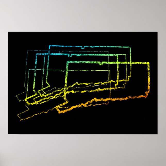 Affiches flou de refroidissement de connexion (Devant)