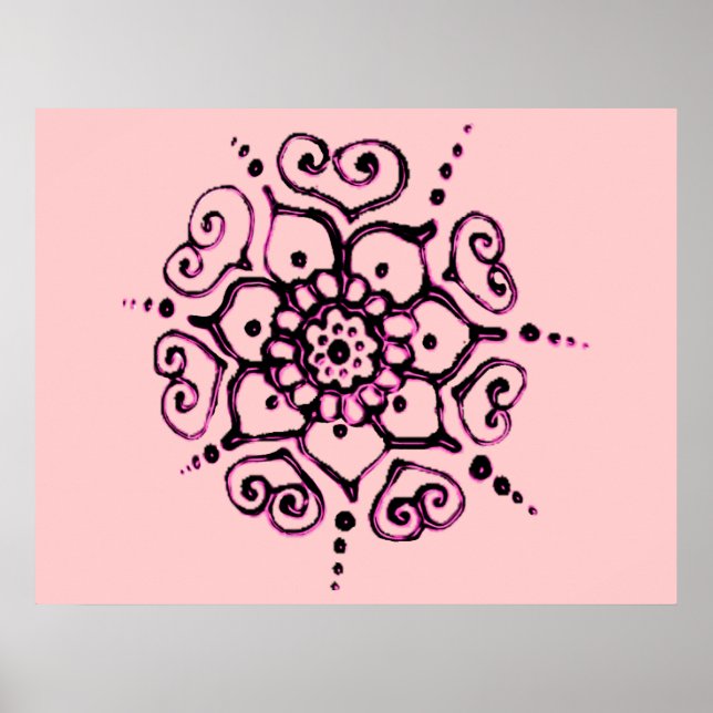 Affiches Flower of Love (Henna) (Devant)