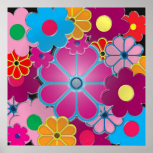 Affiches flower power