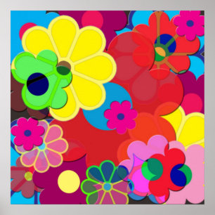 Affiches flower power