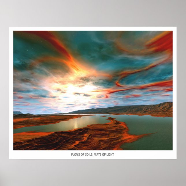 Affiches Flows of Soil, Ways of Light (Devant)