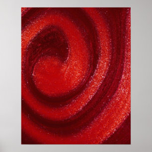 Affiches Flux de vernis à ongles