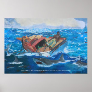 Affiches Flux du Golfe revisité par Craig Hunter