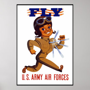 Affiches FLY -- Army Air Forces -- Border