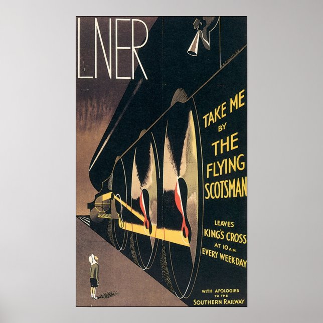 Affiches Flying Scotsman Liner (Devant)