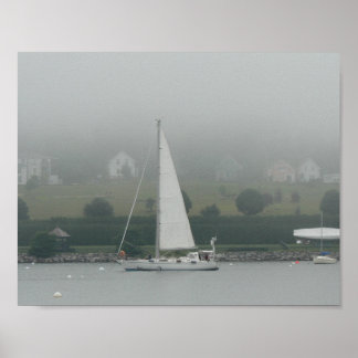 Affiches Foggy day, Penobscot Bay, Maine