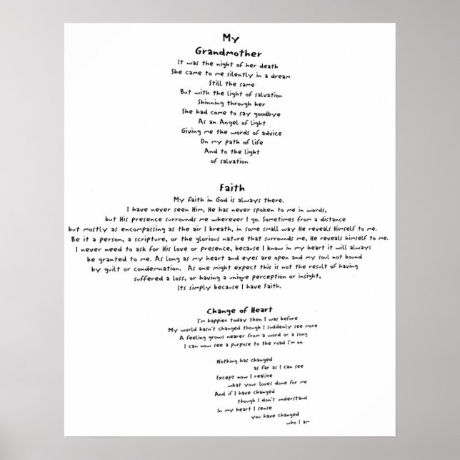 Affiches Foi (Devant)