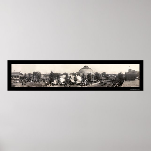 Affiches Foire de l'Illinois Photo 1909 (Devant)