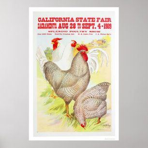 Affiches Foire d'État de Californie 1909