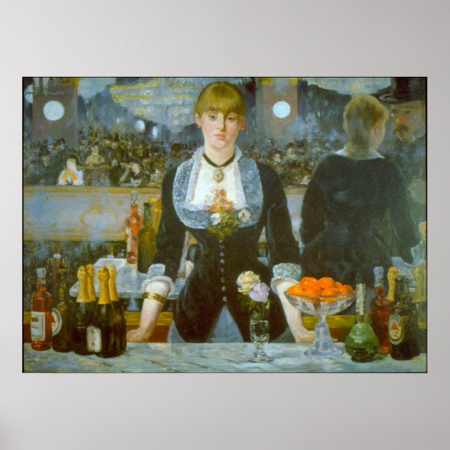 Affiches Folies-Bergere par Edouard Manet (Devant)