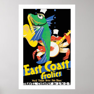 Affiches Folies de la Côte Est