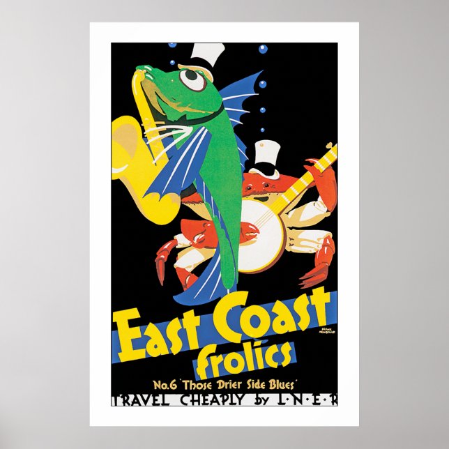 Affiches Folies de la Côte Est (Devant)