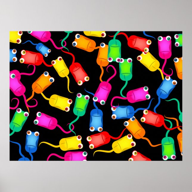 Affiches Fond d'écran de la souris d'ordinateur (Devant)