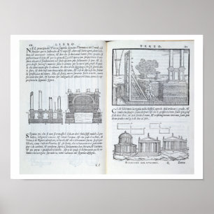Affiches Fondements, de "Della Architettura", pub