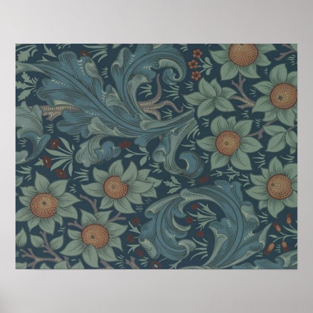 Affiches Fonds d'écran Motif William Morris Orchard (Devant)