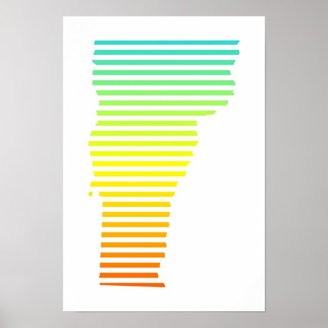 Affiches fondu vermont chill (Devant)