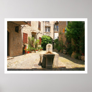 Affiches Fontaine Courtyard