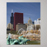 Fontaine de Buckingham située à Grant Park,