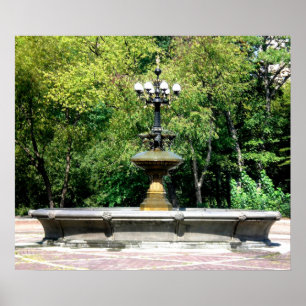 Affiches Fontaine de colline de cerise