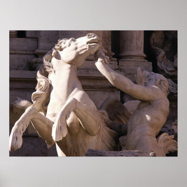 Affiches Fontaine de Trevi, Italie (Devant)