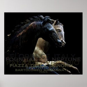 Affiches Fontaine des Chevaux de la Mer de Neptune