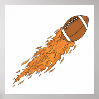 Affiches Football en feu