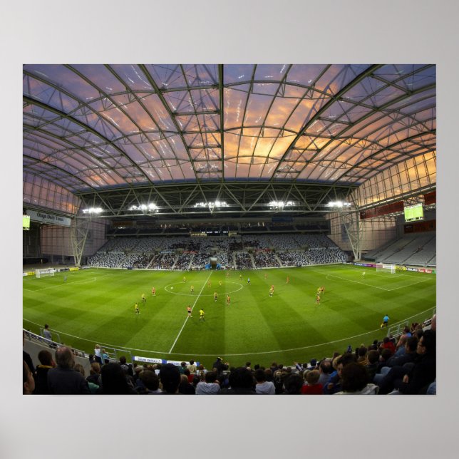 Affiches Football, Forsyth Barr Stadium, Dunedin (Devant)