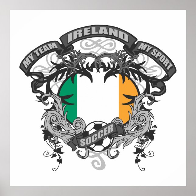 Affiches Football Irlande (Devant)