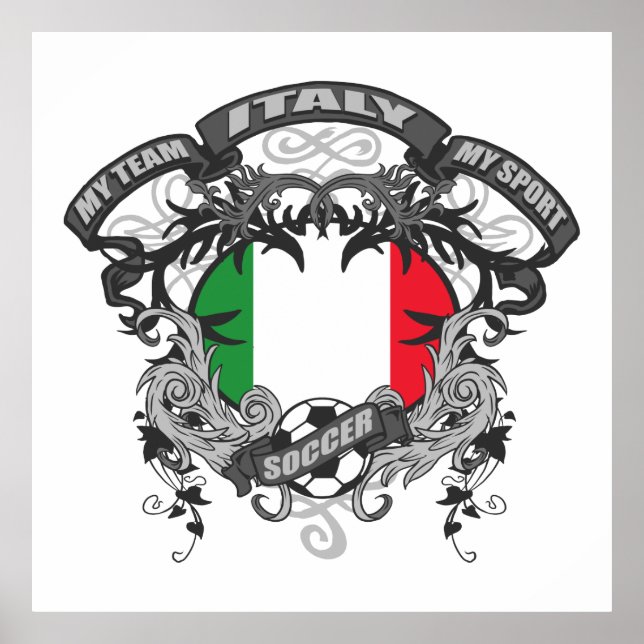 Affiches Football Italie (Devant)