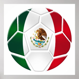 Affiches Football mexicain d'équipe nationale du Brésil