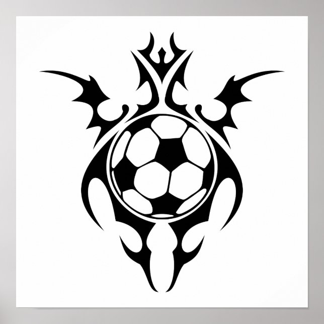 Affiches football tribal (Devant)