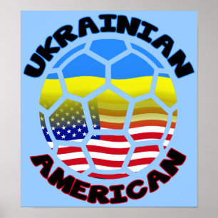 Affiches Football ukrainien américain