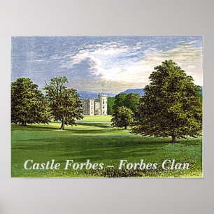 Affiches Forbes Scottish Clan Castle Forbes Aberdeenshire