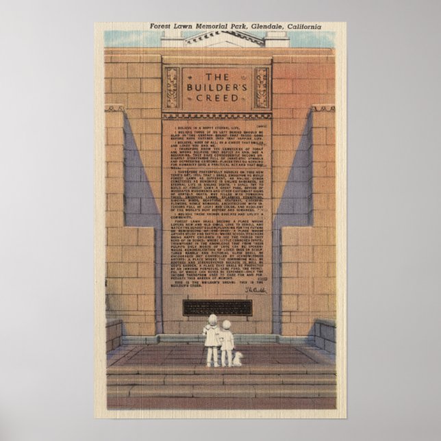 Affiches Forest Lawn Memorial Park, Creed de Builder (Devant)
