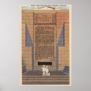 Affiches Forest Lawn Memorial Park, la croyance du