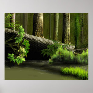 Affiches Forêt de Lepidodendron un